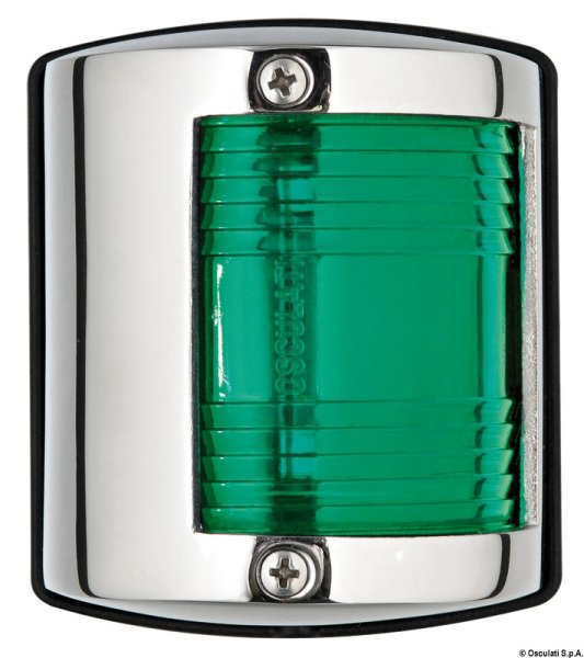 Fanale U85 inox verde - 11.414.02